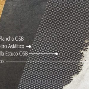 Malla Estuco OSB (A) 27 (B) 12 (C) 2 (D) 1/ Galvanizado