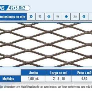 MS 42x3,8x2 (A) 42 (B) 10 (C) 3,8 (D) 2
